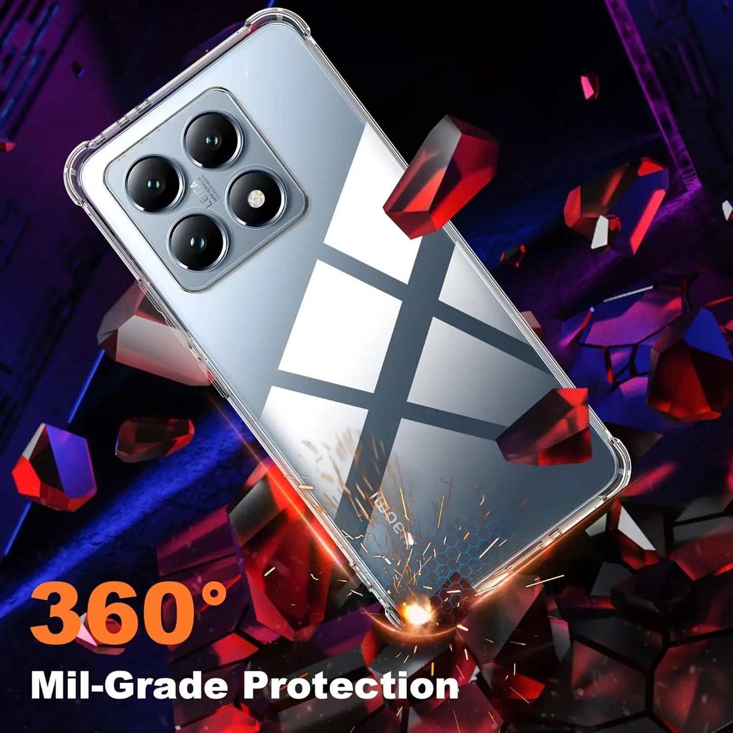 Coque de protection antichoc en TPU pour Xiaomi