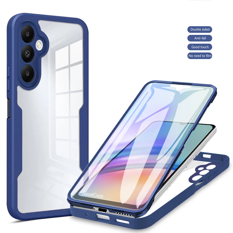 Coque de protection d'écran intégrale transparente antichoc pour Samsung Galaxy A16...