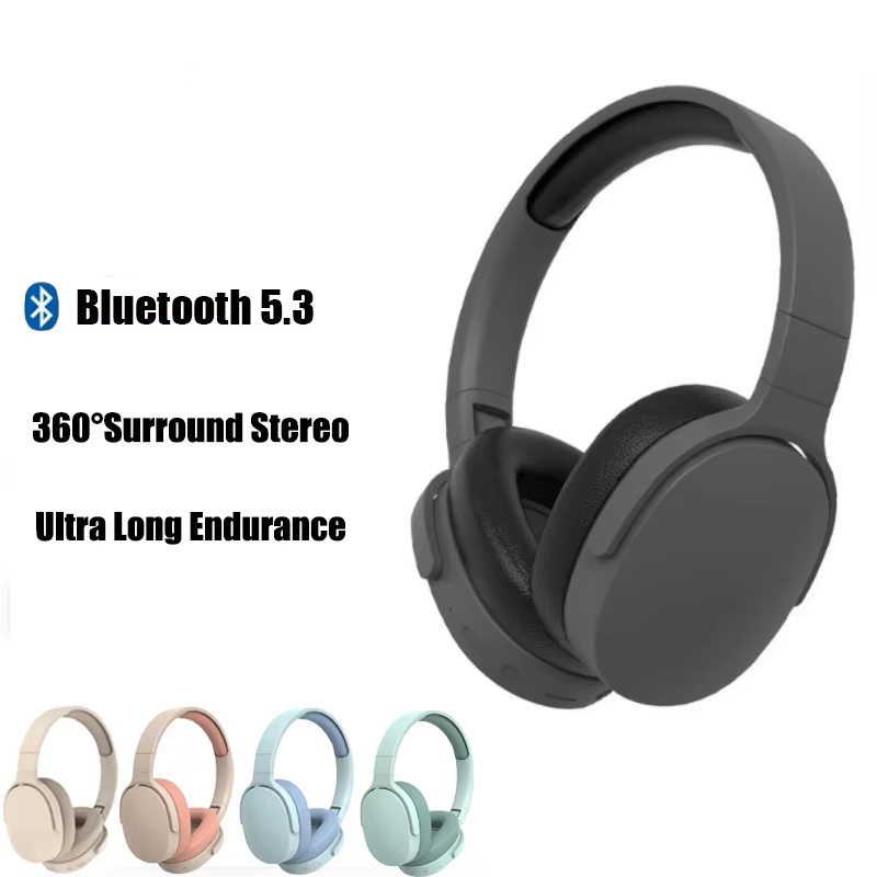 Casque sans fil Bluetooth 5.3 stéréo Hifi avec micro