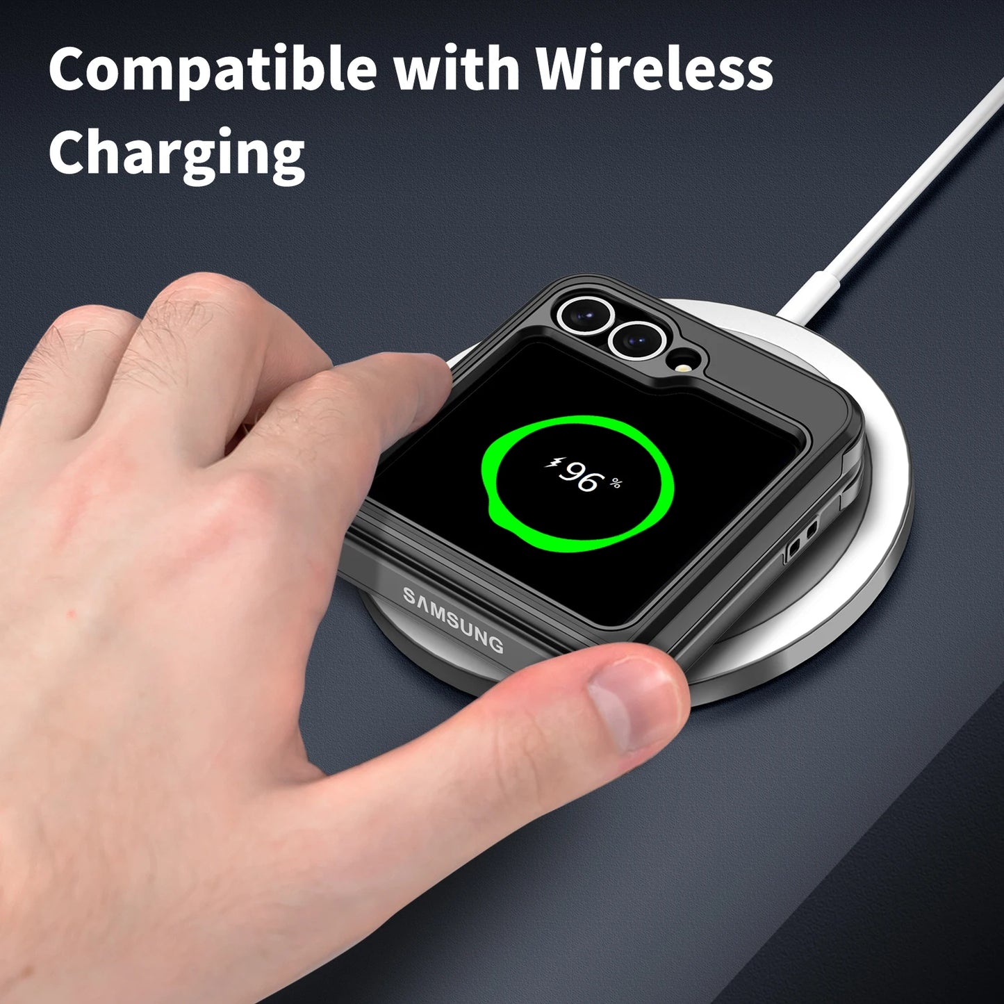 Coque de protection mate et fine pour Samsung Galaxy Z Flip