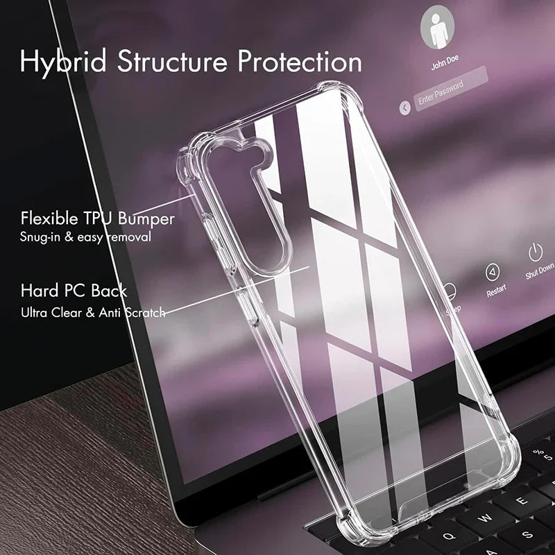 Coque hybride antichoc pour Samsung Galaxy S25,S24,S23...