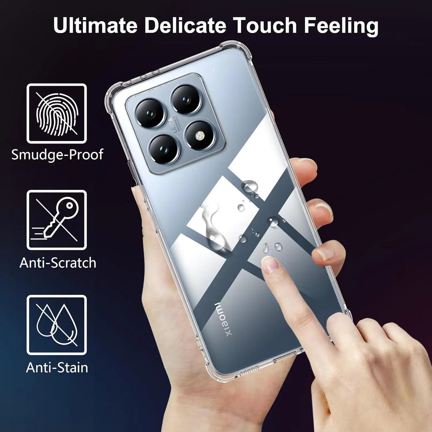 Coque de protection antichoc en TPU pour Xiaomi