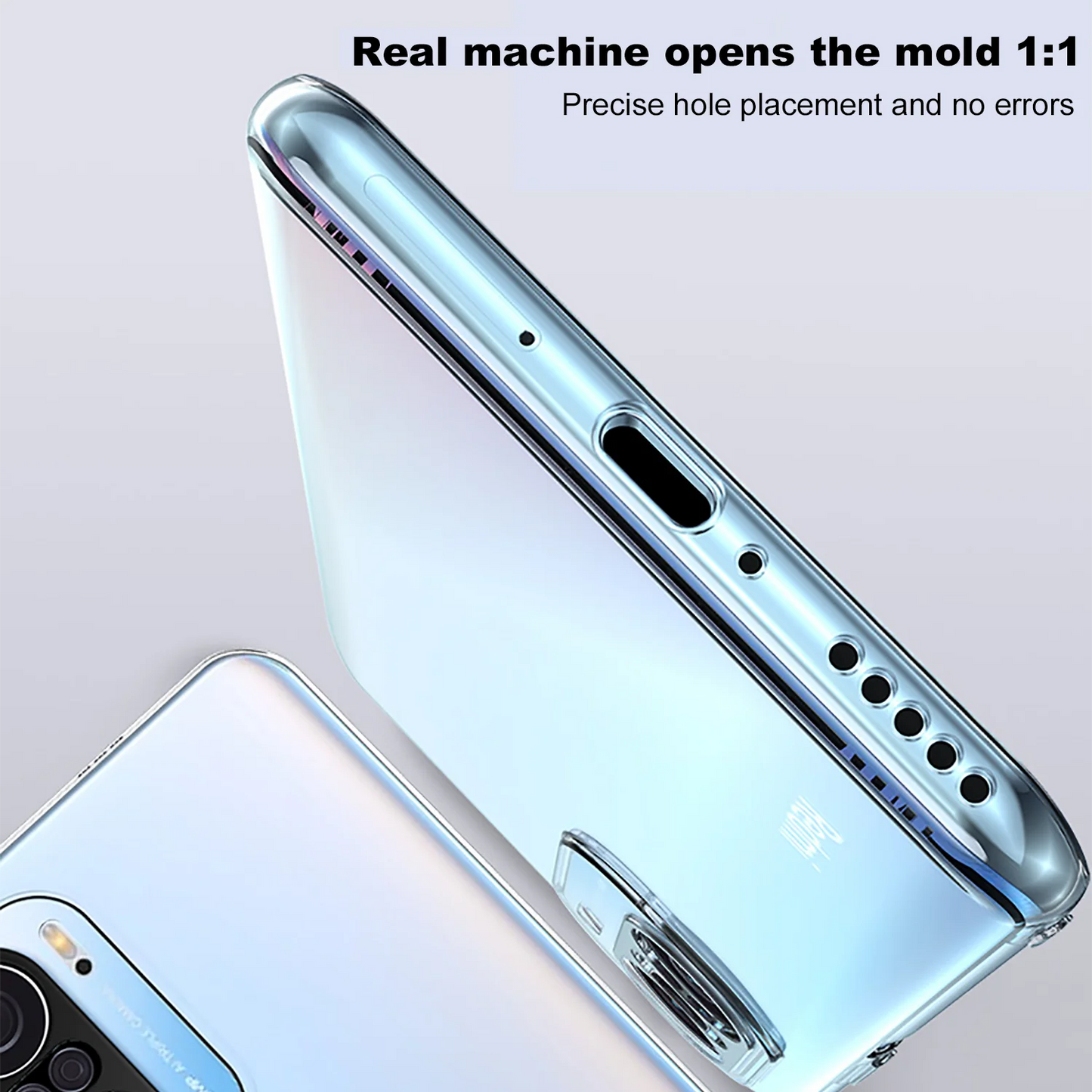 Coque souple transparente ultra fine et résistante aux chocs pour Xiaomi