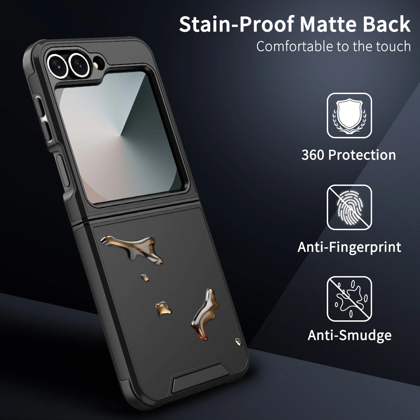 Coque de protection mate et fine pour Samsung Galaxy Z Flip