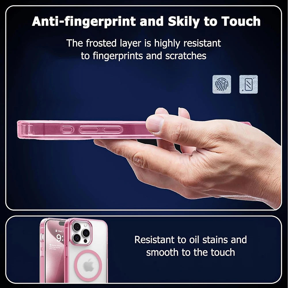 Coque hybride magnétique robuste pour iPhone 16, 15, 14, 13, 12, 11 Pro Max Plus