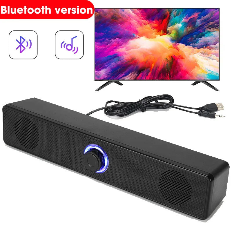 Soundbar Bluetooth Speaker Stereo Powerful Bass 