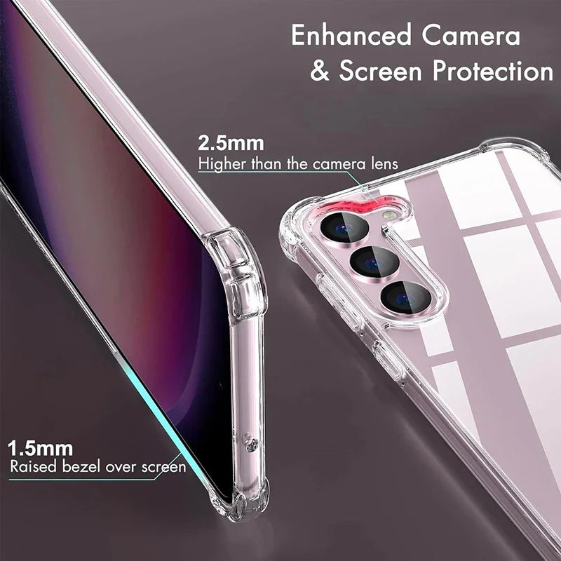 Coque hybride antichoc pour Samsung Galaxy S25,S24,S23...