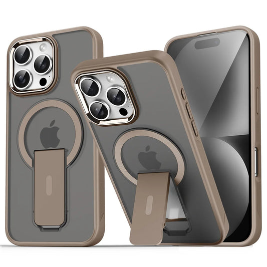 Coque de téléphone magnétique pliable de luxe pour Magsafe pour iPhone