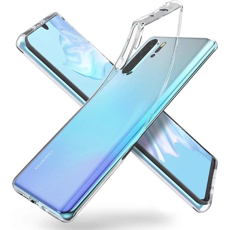 Coque transparente ultra fine en silicone pour Huawei