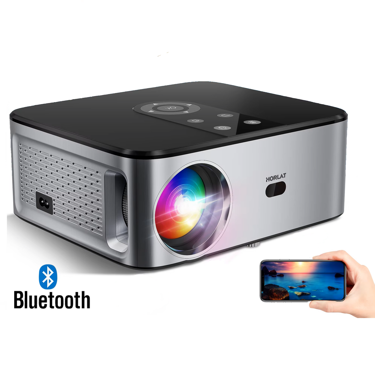 HORLAT T03 LED Projector 1100 Ansi Lumens 