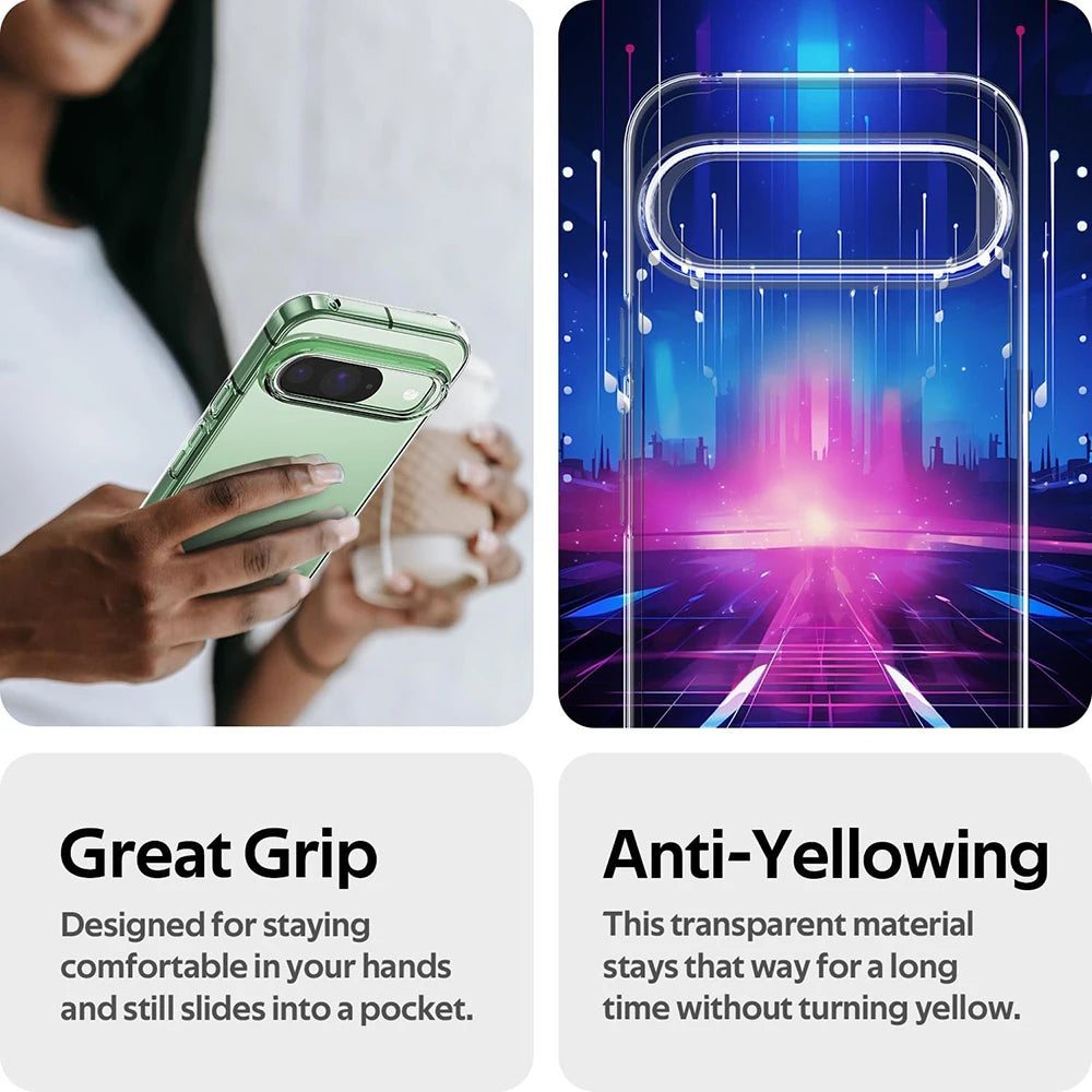 Coque en silicone souple ultra fine transparente pour Google Pixel