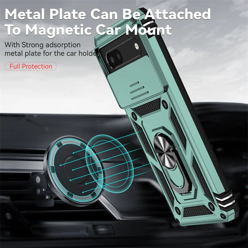 Coque de protection magnétique antichoc pour Google Pixel