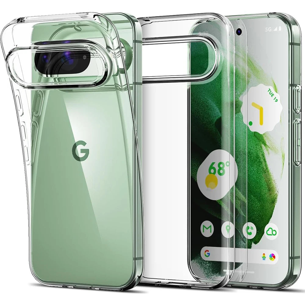 Coque en silicone souple ultra fine transparente pour Google Pixel