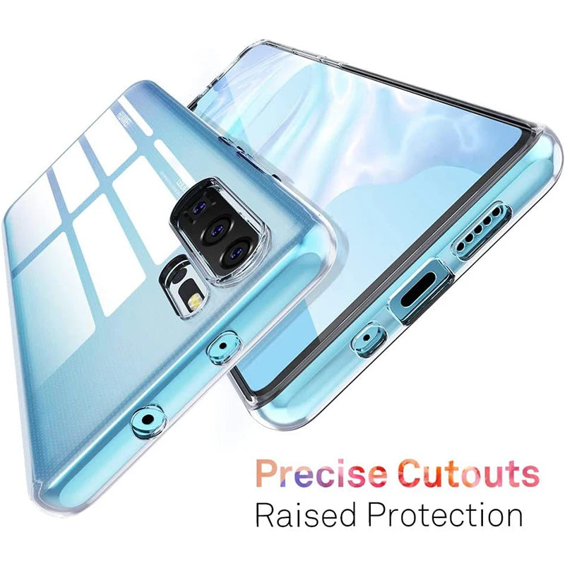 Coque transparente ultra fine en silicone pour Huawei