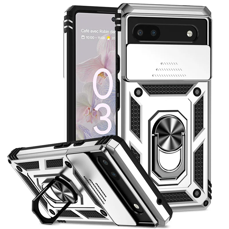 Coque de protection magnétique antichoc pour Google Pixel