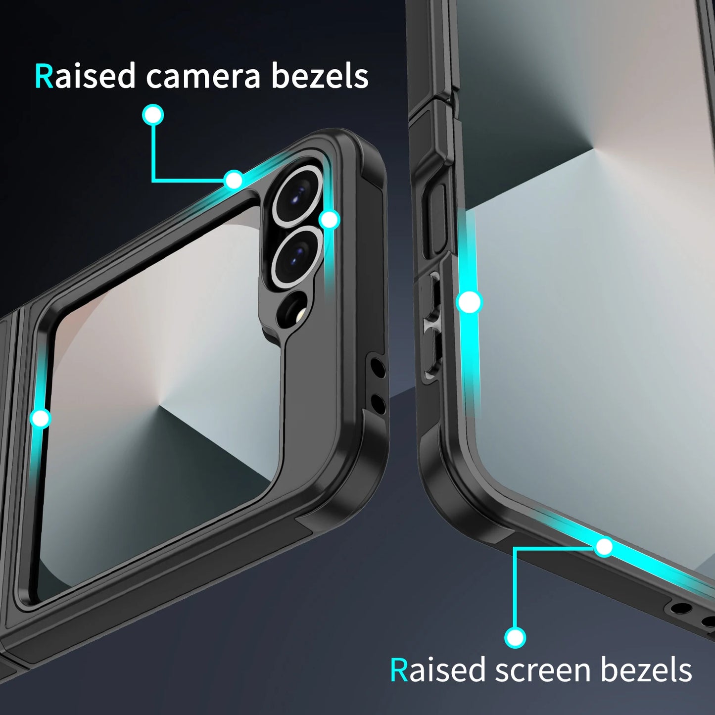 Coque de protection mate et fine pour Samsung Galaxy Z Flip